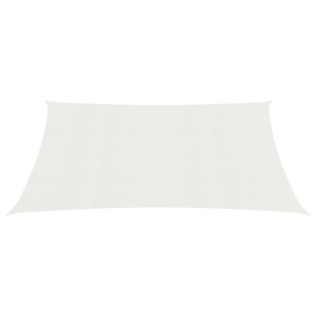 vidaXL Toldo de vela blanco HDPE 160 g/m² 3,5x5 m