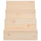 vidaXL Escalera para mascotas madera maciza de pino 40x49x47 cm vidaXL Escalera para mascotas madera maciza de pino 40x49x47 cm