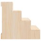 vidaXL Escalera para mascotas madera maciza de pino 40x49x47 cm vidaXL Escalera para mascotas madera maciza de pino 40x49x47 cm