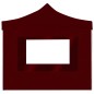 vidaXL Carpa plegable profesional y paredes aluminio rojo tinto 3x3m vidaXL Carpa plegable profesional y paredes aluminio rojo tinto 3x3m