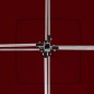 vidaXL Carpa plegable profesional y paredes aluminio rojo tinto 3x3m vidaXL Carpa plegable profesional y paredes aluminio rojo tinto 3x3m