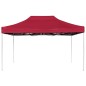 vidaXL Carpa plegable profesional de aluminio rojo vino tinto 4,5x3m vidaXL Carpa plegable profesional de aluminio rojo vino tinto 4,5x3m