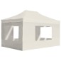 vidaXL Carpa plegable profesional con paredes aluminio crema 4,5x3 m vidaXL Carpa plegable profesional con paredes aluminio crema 4,5x3 m