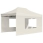 vidaXL Carpa plegable profesional con paredes aluminio crema 4,5x3 m vidaXL Carpa plegable profesional con paredes aluminio crema 4,5x3 m