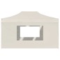 vidaXL Carpa plegable profesional con paredes aluminio crema 4,5x3 m vidaXL Carpa plegable profesional con paredes aluminio crema 4,5x3 m