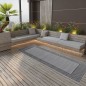 vidaXL Alfombra de exterior PP negro 80x150 cm