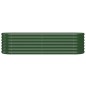 vidaXL Jardinera de acero con recubrimiento en polvo verde 152x40x36cm vidaXL Jardinera de acero con recubrimiento en polvo verde 152x40x36cm