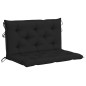 vidaXL Banco columpio de 2 plazas hojas de palma y cojín bambú 202 cm vidaXL Banco columpio de 2 plazas hojas de palma y cojín bambú 202 cm