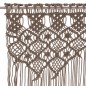 vidaXL Cortina de macramé algodón gris taupé 140x240 cm vidaXL Cortina de macramé algodón gris taupé 140x240 cm