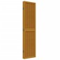 vidaXL Biombo separador de 5 paneles madera maciza paulownia marrón vidaXL Biombo separador de 5 paneles madera maciza paulownia marrón