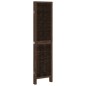 vidaXL Biombo separador de 4 paneles madera paulownia marrón oscuro vidaXL Biombo separador de 4 paneles madera paulownia marrón oscuro