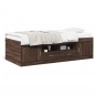 vidaXL Tumbona con cajones madera ingeniería roble marrón 75x190 cm vidaXL Tumbona con cajones madera ingeniería roble marrón 75x190 cm