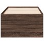 vidaXL Tumbona con cajones madera ingeniería roble marrón 75x190 cm vidaXL Tumbona con cajones madera ingeniería roble marrón 75x190 cm