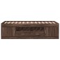 vidaXL Tumbona con cajones madera ingeniería roble marrón 75x190 cm vidaXL Tumbona con cajones madera ingeniería roble marrón 75x190 cm