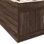 vidaXL Tumbona con cajones madera ingeniería roble marrón 75x190 cm vidaXL Tumbona con cajones madera ingeniería roble marrón 75x190 cm