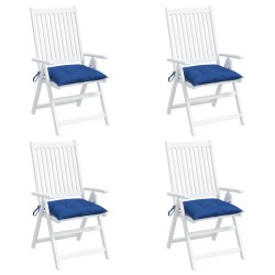 vidaXL Cojines de palets de jardín 4 uds tela Oxford azul 50x50x7 cm
