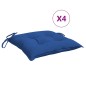 vidaXL Cojines de palets de jardín 4 uds tela Oxford azul 50x50x7 cm vidaXL Cojines de palets de jardín 4 uds tela Oxford azul 50x50x7 cm