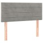 vidaXL Cama box spring con colchón terciopelo gris claro 120x190 cm vidaXL Cama box spring con colchón terciopelo gris claro 120x190 cm