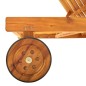 vidaXL Tumbona de jardín con cojín madera maciza de acacia vidaXL Tumbona de jardín con cojín madera maciza de acacia