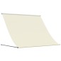 vidaXL Toldo retráctil tela y acero crema 200x150 cm vidaXL Toldo retráctil tela y acero crema 200x150 cm