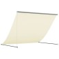vidaXL Toldo retráctil tela y acero crema 200x150 cm vidaXL Toldo retráctil tela y acero crema 200x150 cm
