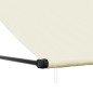 vidaXL Toldo retráctil tela y acero crema 200x150 cm vidaXL Toldo retráctil tela y acero crema 200x150 cm