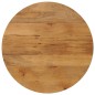 vidaXL Tablero de mesa redondo madera maciza de mango Ø 80x3,8 cm