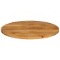 vidaXL Tablero de mesa redondo madera maciza de mango Ø 80x3,8 cm