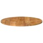 vidaXL Tablero de mesa redondo madera maciza de mango Ø 80x3,8 cm