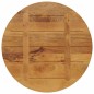 vidaXL Tablero de mesa redondo madera maciza de mango Ø 80x3,8 cm