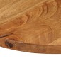 vidaXL Tablero de mesa redondo madera maciza de mango Ø 80x3,8 cm