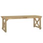 vidaXL Set de comedor para jardín 7 pzas madera maciza pino impregnada vidaXL Set de comedor para jardín 7 pzas madera maciza pino impregnada