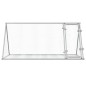 vidaXL Jaula para conejos acero galvanizado plateado 200x105x91 cm vidaXL Jaula para conejos acero galvanizado plateado 200x105x91 cm