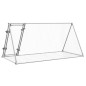 vidaXL Jaula para conejos acero galvanizado plateado 200x105x91 cm vidaXL Jaula para conejos acero galvanizado plateado 200x105x91 cm