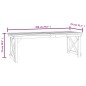 vidaXL Set de comedor para jardín 7 pzas madera maciza pino impregnada vidaXL Set de comedor para jardín 7 pzas madera maciza pino impregnada