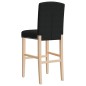 vidaXL Taburetes altos 2 uds madera maciza de caucho y tela vidaXL Taburetes altos 2 uds madera maciza de caucho y tela