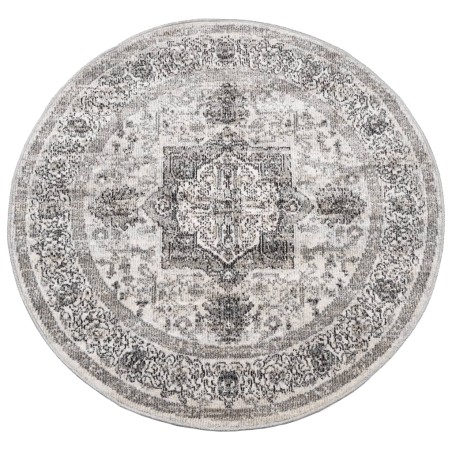 vidaXL Alfombra de interior/exterior diseño vintage ARBIZU Ø 120 cm