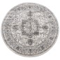 vidaXL Alfombra de interior/exterior diseño vintage ARBIZU Ø 120 cm