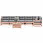 vidaXL Juego de muebles jardín 7 pzas y cojines madera abeto Douglas vidaXL Juego de muebles jardín 7 pzas y cojines madera abeto Douglas