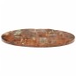 vidaXL Tablero de mesa redondo madera maciza reciclada Ø 80x2,5 cm