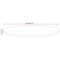 vidaXL Tablero de mesa redondo madera maciza reciclada Ø 80x2,5 cm