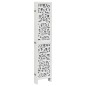 vidaXL Biombo separador de 6 paneles madera maciza Paulownia blanco vidaXL Biombo separador de 6 paneles madera maciza Paulownia blanco