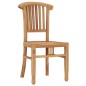 vidaXL Conjunto de comedor para jardín 5 piezas madera maciza de teca vidaXL Conjunto de comedor para jardín 5 piezas madera maciza de teca