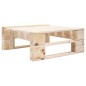 vidaXL Muebles de palets 4 pzas y cojines madera pino impregnada