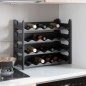 vidaXL Botellero para 24 botellas PP apilable vidaXL Botellero para 24 botellas PP apilable