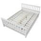 vidaXL Cama con colchón de madera de pino maciza 140x200 cm vidaXL Cama con colchón de madera de pino maciza 140x200 cm