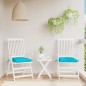 vidaXL Cojines de silla 2 uds tela Oxford turquesa 50x50x7 cm vidaXL Cojines de silla 2 uds tela Oxford turquesa 50x50x7 cm