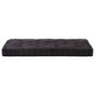 vidaXL Cojines para muebles de palets 2 unidades algodón negro