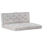 vidaXL Cojines para muebles de palets 2 unidades algodón gris vidaXL Cojines para muebles de palets 2 unidades algodón gris