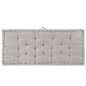 vidaXL Cojines para muebles de palets 2 unidades algodón gris vidaXL Cojines para muebles de palets 2 unidades algodón gris